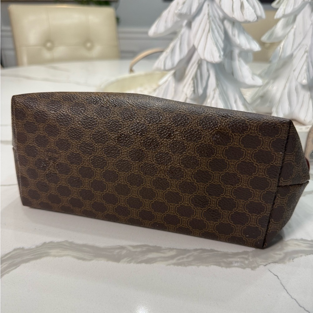 CELINE Macadam Triomphe COSMETIC Leather Pouch ✨ - Picture 6 of 12